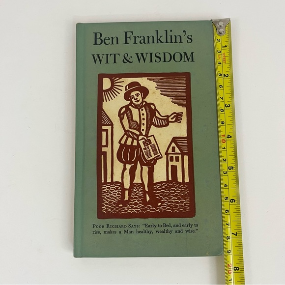 Vintage Ben Franklin’s Wit & Wisdom Undated Peter Pauper Press Mount Vernon NY - Picture 5 of 16